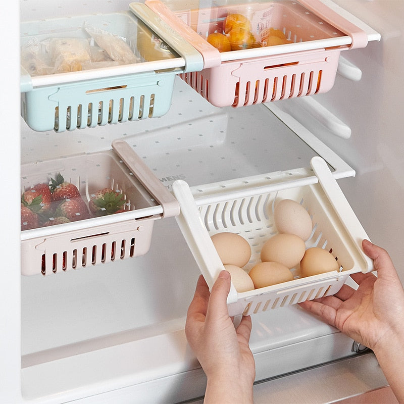 Gaveta Organizadora Ajustável para Geladeira - Drawer Max