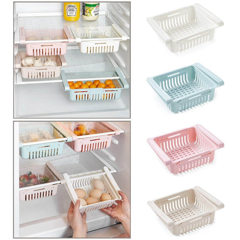 Gaveta Organizadora Ajustável para Geladeira - Drawer Max